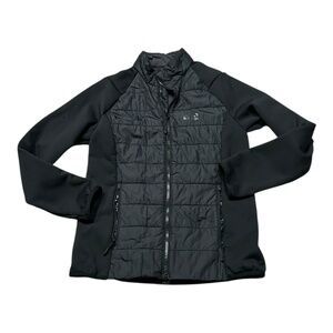 Jack Wolfskin Jacket Coat in Black women's size S Small Jack WOLFSKIN